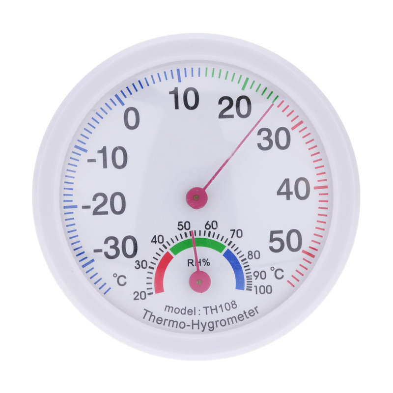 -35~55C Mini Indoor Analog Temperature Humidity Meter Thermometer Hygrometer