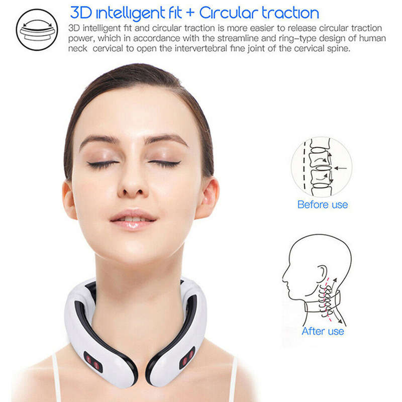 Pain Stimulator Sand Acupuncture Cupping Electric Pulse Neck Electric Massager