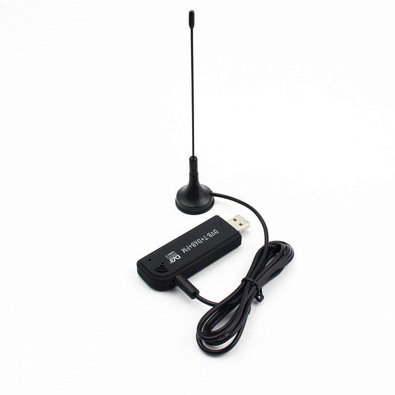 USB2.0 FM DAB DVB-T RTL2832U R820T2 RTL-SDR SDR Dongle Stick Digital TV Tuner Receiver with A