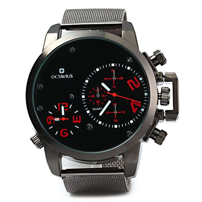 SMAEL 1237 Fashion Multi-function Silicone Band Sport LED Watch