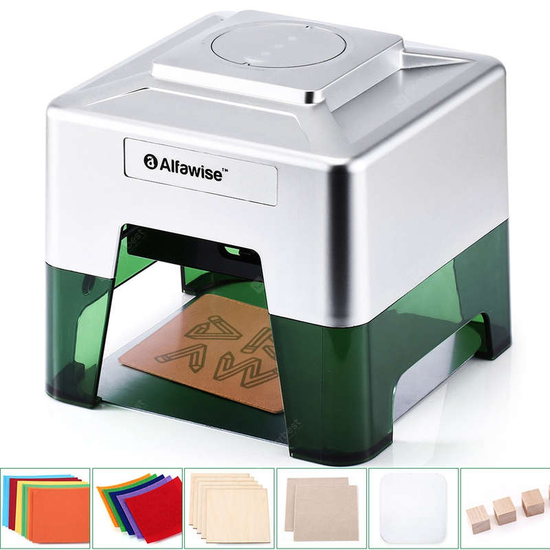Alfawise C50 Mini Wireless Smart Laser Engraver Cutter APP Operation Freely DIY Various Mater