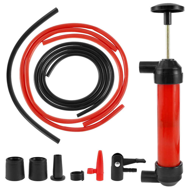 Fuel Oil Hand Siphon Pump Manual Hand Gas Oil Liquid Syphon Car Fluid Transfer Pump Oil Trans