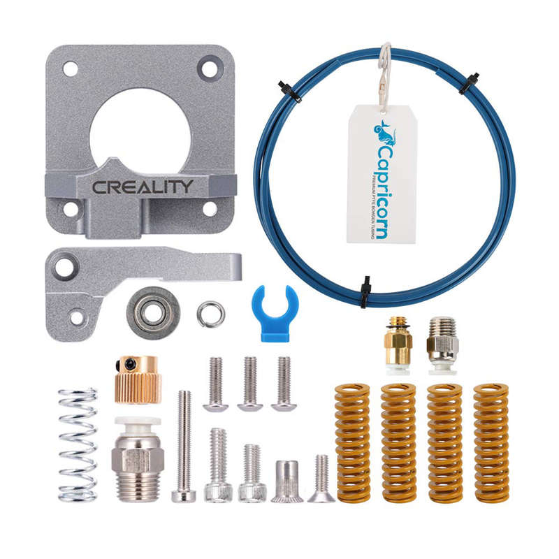 3D Printer Accessories Kit with Capricorn Bowden PTFE Tubing 1.75mm, All Metal Extr