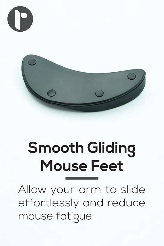 Ergonomic Gliding Palm Rest, Smooth Glide, Soft Cooling Material, Sliding Wrist Pad That Moves