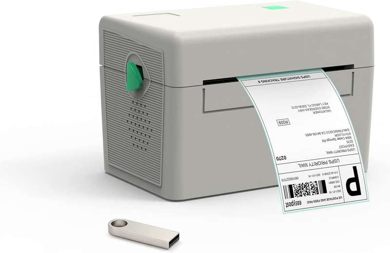 Label Printer, 4x6 Desktop Thermal Printer High-Speed Commercial Barcode Printer,