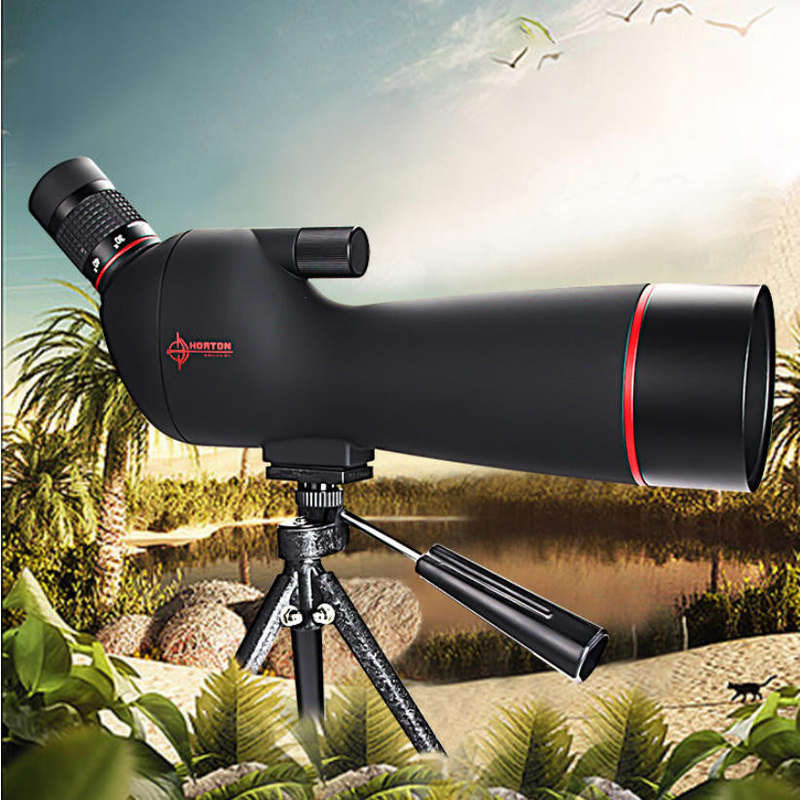 Horton WF-A 20-60X Focus Zoomable FMC Green Film Waterproof Telescope Birdwatching Monocular