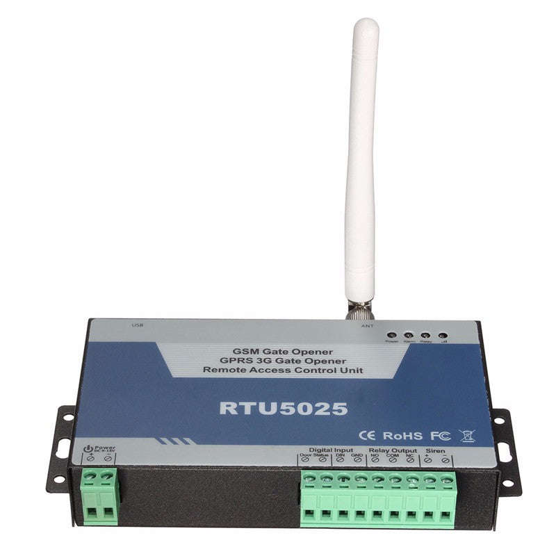 RTU5025 2G GSM Door Opener Authorized 999 Users Open Gate Barrier Shutter Garage Door for Car