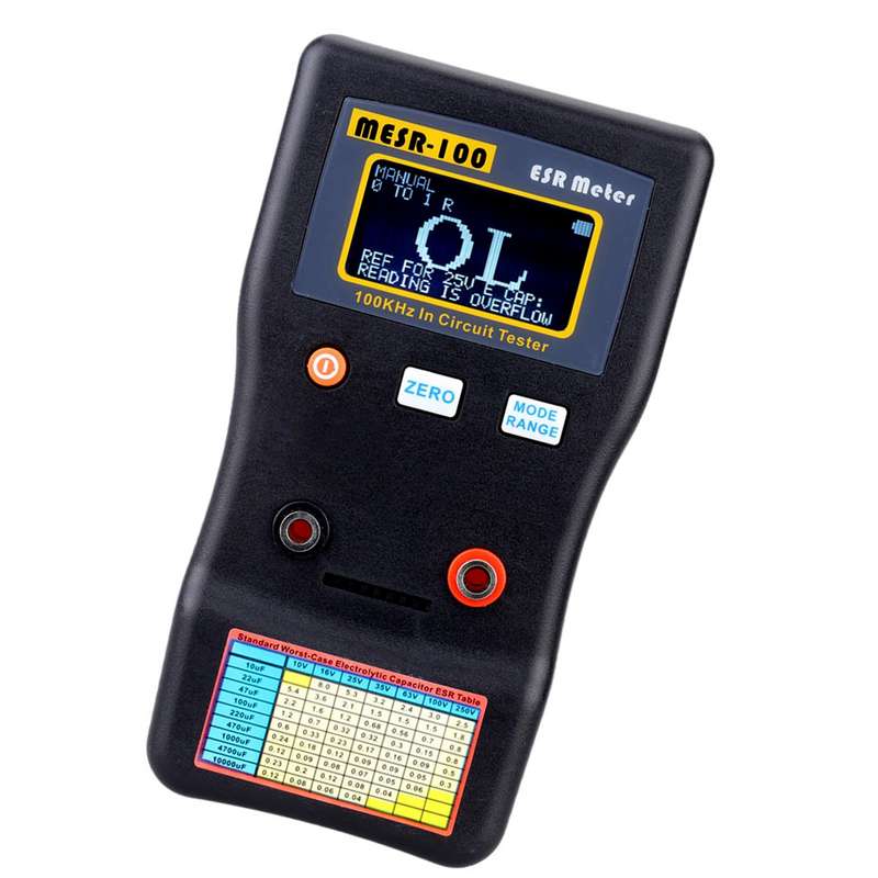 MESR-100 ESR Capacitance Ohm Meter Professional Measuring Internal Resistance of Capacitor Ca
