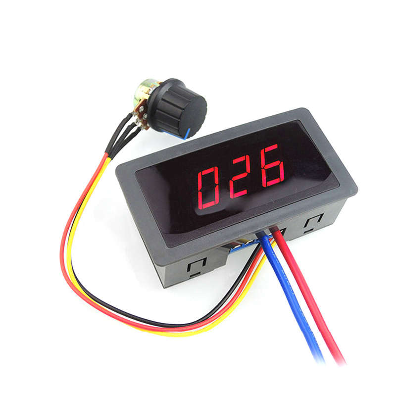 Direct-Current Speed Controller 24V Digital dc Motor Speed Regulator PWM Stepless Speed Contr