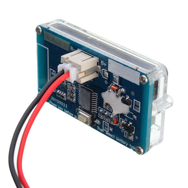 Excellway® Battery Capacity Tester with LCD Indicator for 12V 24V 30V Lead acid Lithium LiPo
