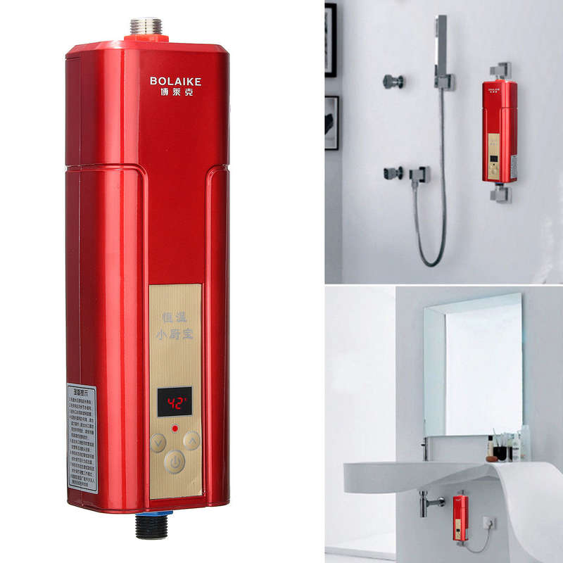 BOLAIKE Mini Instant Electric Hot Tankless Water Heater System Tap Faucet