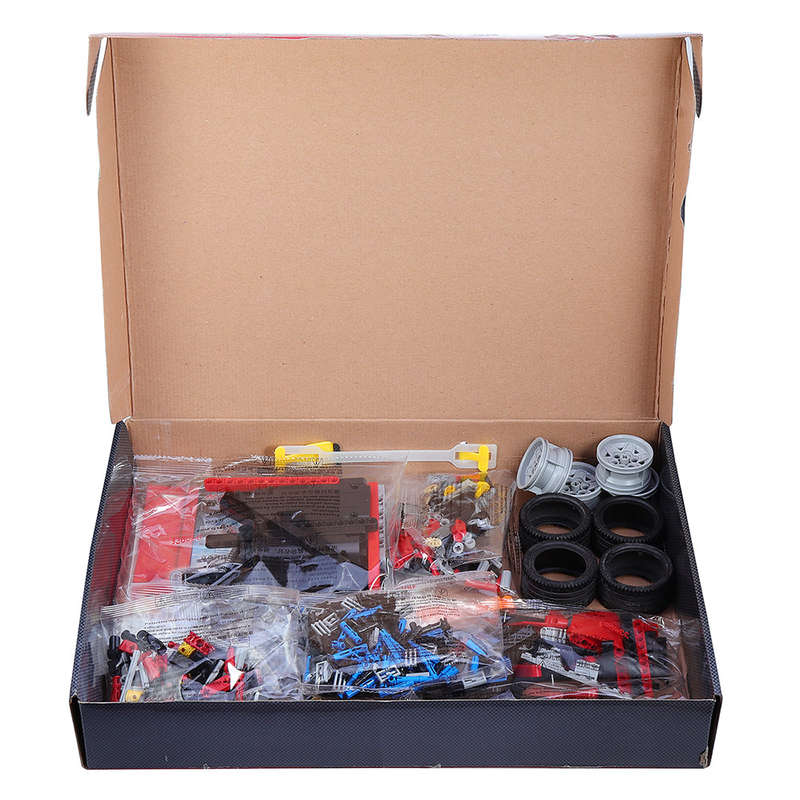 Decool 3360 608pcs Race Truck Car 2 In 1 Transformable Model Building Blocks Toys Sets DIY Toys With