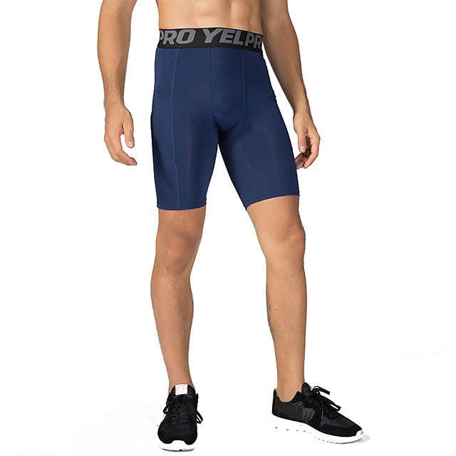 Men's Compression Shorts Running Shorts Athletic Shorts Compression Clothing Bottoms with Pho