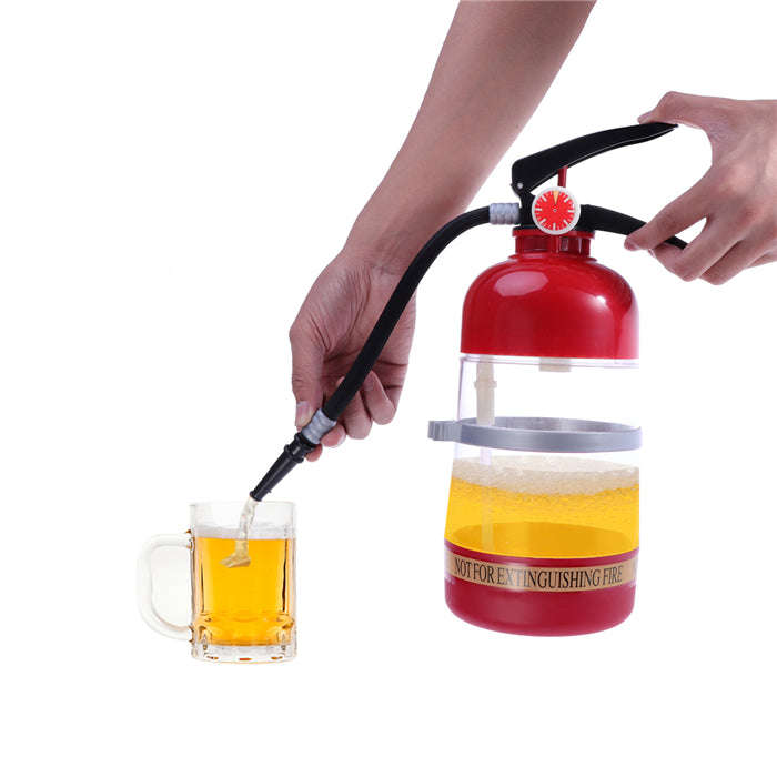 1500ml Fire-Extinguisher Beverage Drink Dispenser Cocktail Shaker Liquor Pump Wine Decanter
