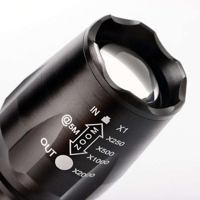 UltraFire W-878 LED Flashlights / Torch 1800 lm LED LED 1 Emitters 5 Mode with Batteries