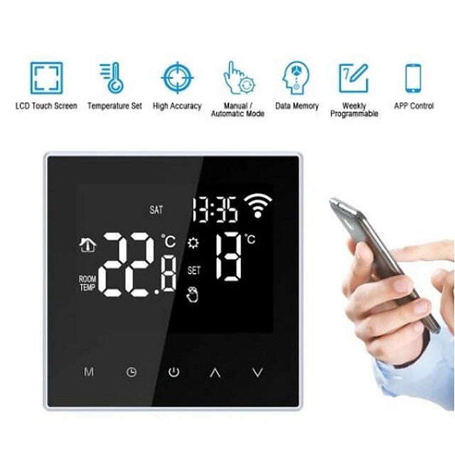 16A Wi-Fi Smart Thermostat Digital Temperature Controller APP Control