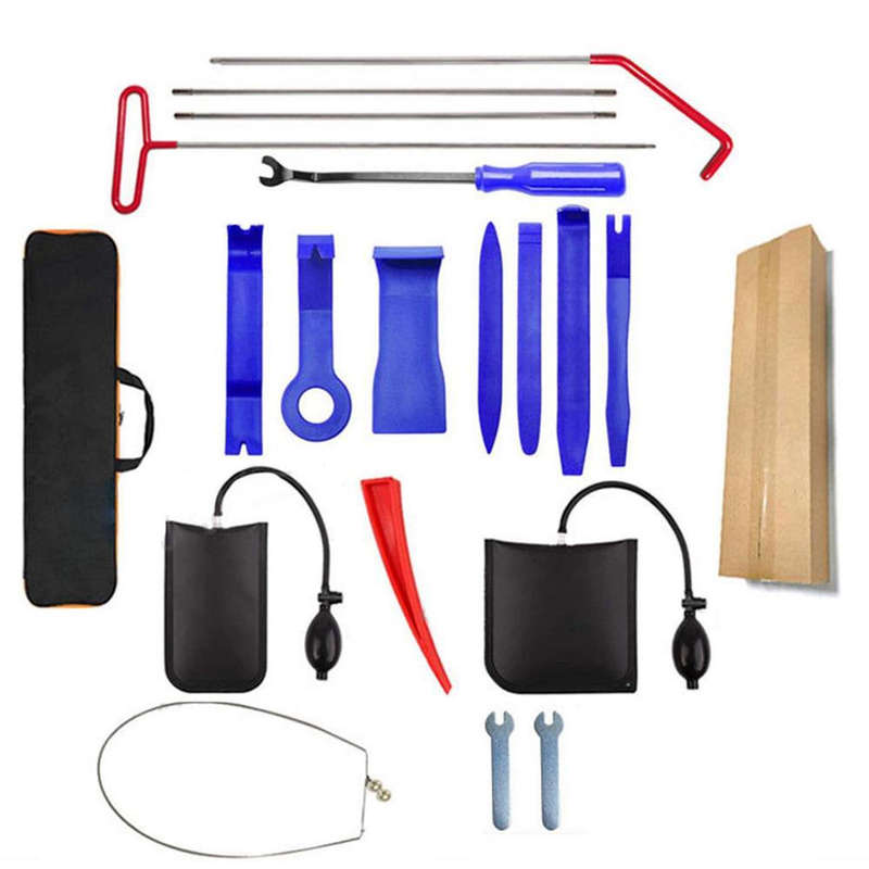 Car Door Lock Opener Tool Kit, Car Opener Kit Lockout, Professional Car Kit Long Reach Tools