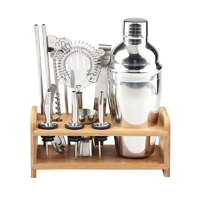 Insulated Cocktail Shaker Bartender Kit Cocktail Shaker Mixer Stainless Steel 350ml Bar Tool