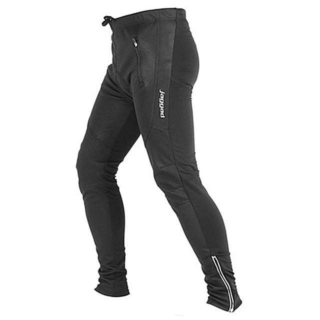 Jaggad Men's Cycling Pants Black Solid Color Bike Pants / Trousers Tights Pants