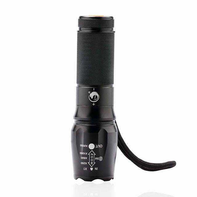 UltraFire W-878 LED Flashlights / Torch 1800 lm LED LED 1 Emitters 5 Mode with Batteries