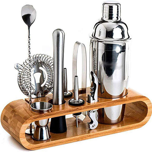 Insulated Cocktail Shaker Bartender Kit Cocktail Shaker Mixer Stainless Steel 350ml Bar Tool