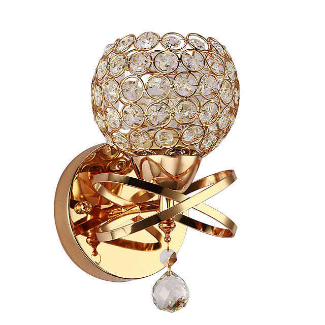 Wall Sconce Crystal Wall Light Luxury Bedroom Bedside Wall Lamp