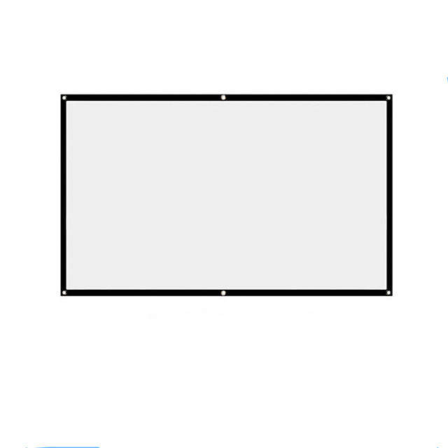 Projector Portable Screens 90 inch 16:9 Polyester Outdoor Movie Screen For Travel Home