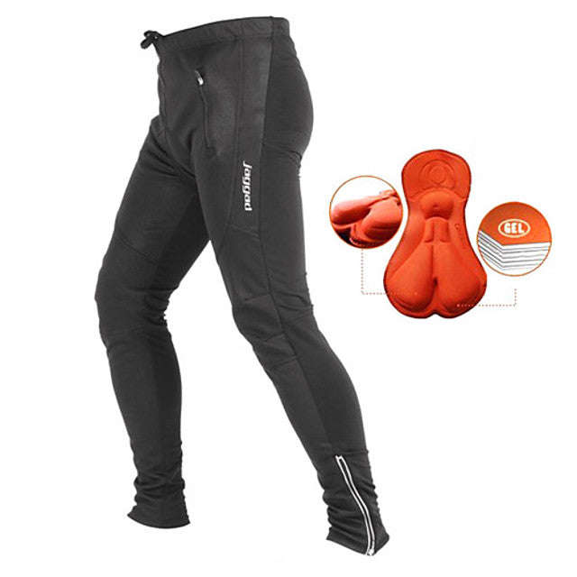 Jaggad Men's Cycling Pants Black Solid Color Bike Pants / Trousers Tights Pants
