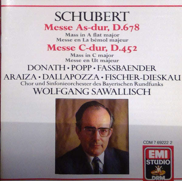 Schubert, Donath, Popp, Fassbaender, Araiza, Dallapozza, Fischer-Dieskau, Chor Und Sinfonieorches...
