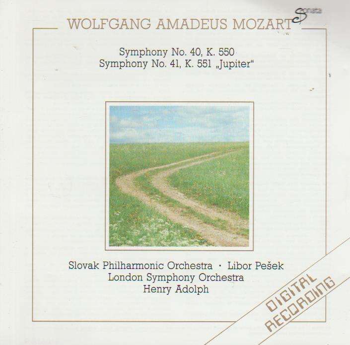 Wolfgang Amadeus Mozart - Symphony No. 40 in G Minor, K550 & No. 41 in C, K551