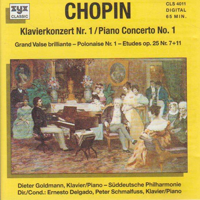 Chopin / Suddeutsche Philharmonie; Delgado, Dieter Goldmann, Schmalfuss - Concerto pour piano - P...