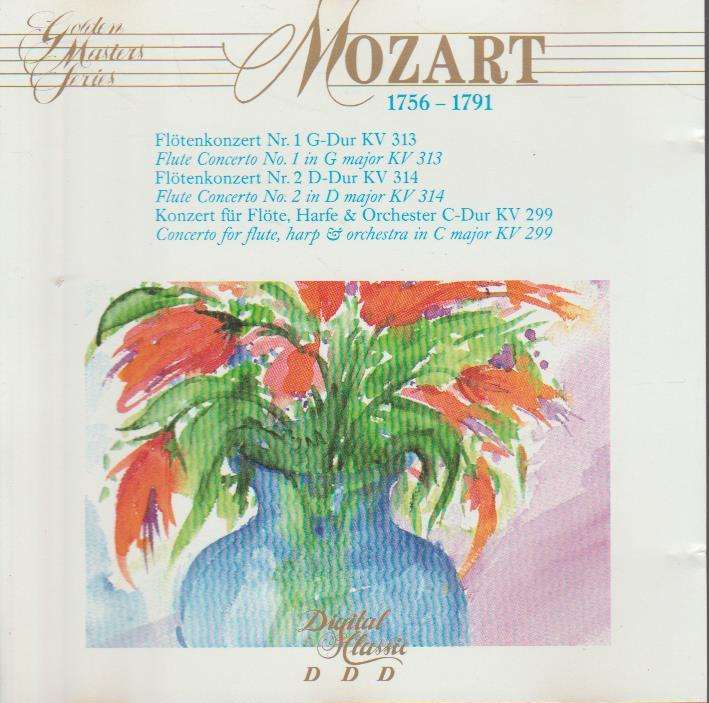 Wolfgang Amadeus / Mozart - 1756 - 1791, Flute Concerto No.1 in G Major KV 313, Flute Concerto No...