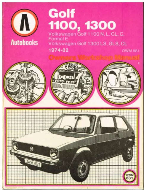 Golf 1100, 1300 Autobooks