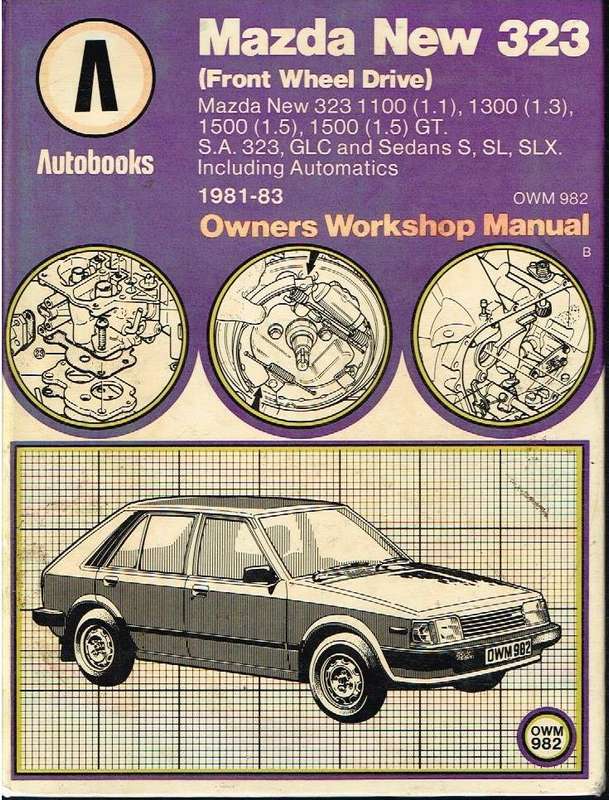 Autobooks Workshop Manual Mazda new 323