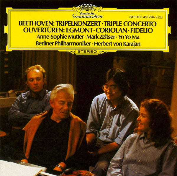 Beethoven - Mutter, Zeltser, Yo Yo Ma, Berliner Philharmoniker, Karajan - Tripelkonzert = Triple ...