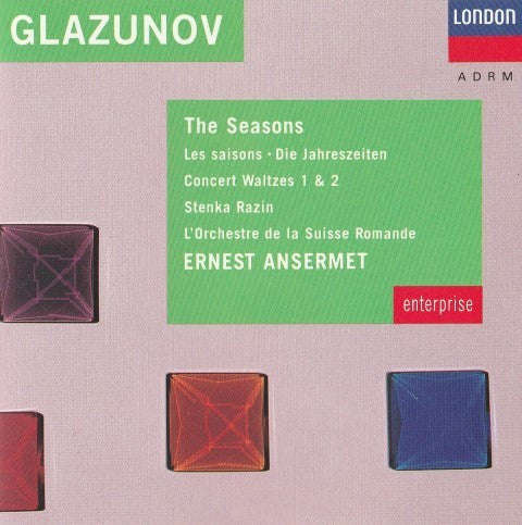 Glazunov, L'Orchestre De La Suisse Romande, Ernest Ansermet - The Seasons