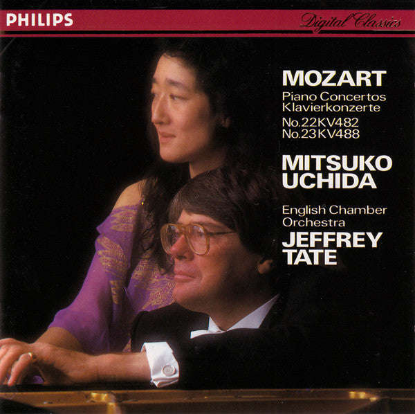 Mozart, Mitsuko Uchida, English Chamber Orchestra, Jeffrey Tate - Piano Concertos No.22 KV482, No...
