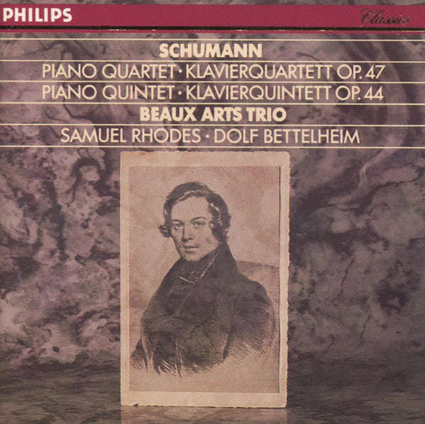 Schumann - Beaux Arts Trio, Samuel Rhodes, Dolf Bettelheim - Piano Quartet, Klavierquartett Op. 4...
