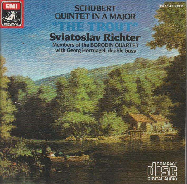 Schubert, ; Richter - Schubert: Qnt D 667; Richter/Borodin Qt