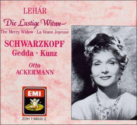 Lehar - Schwarzkopf * Gedda * Kunz, Philharmonia Orchestra & Chorus, Otto Ackermann - Die Lustige...