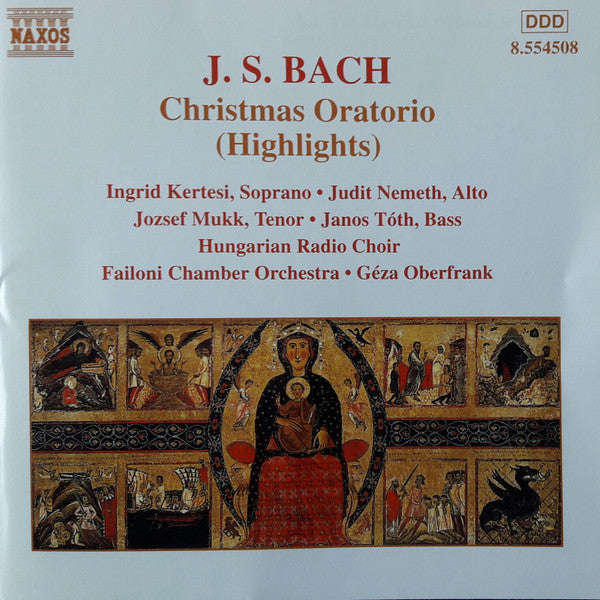 J. S. Bach, I Kertesi, J Nemeth, J Mukk, J Toth, Hungarian Radio Choir, Failoni Chamber Orchestra...