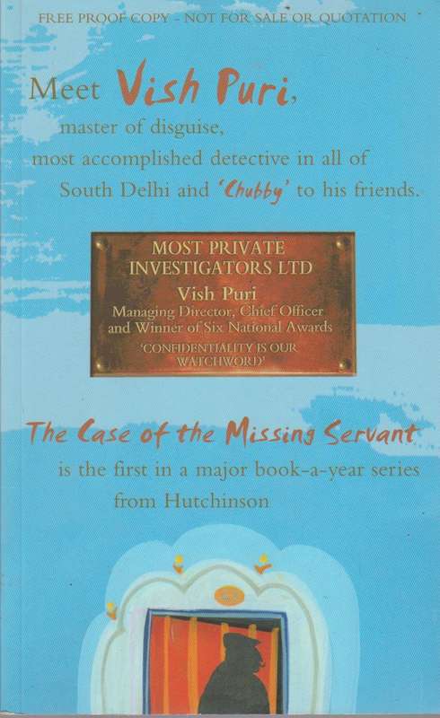 The Case of the Missing Servant Tarquin Hall