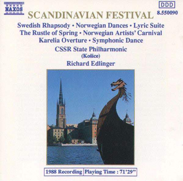 CSSR State Philharmonic (Kosice), Richard Edlinger - Scandinavian Festival