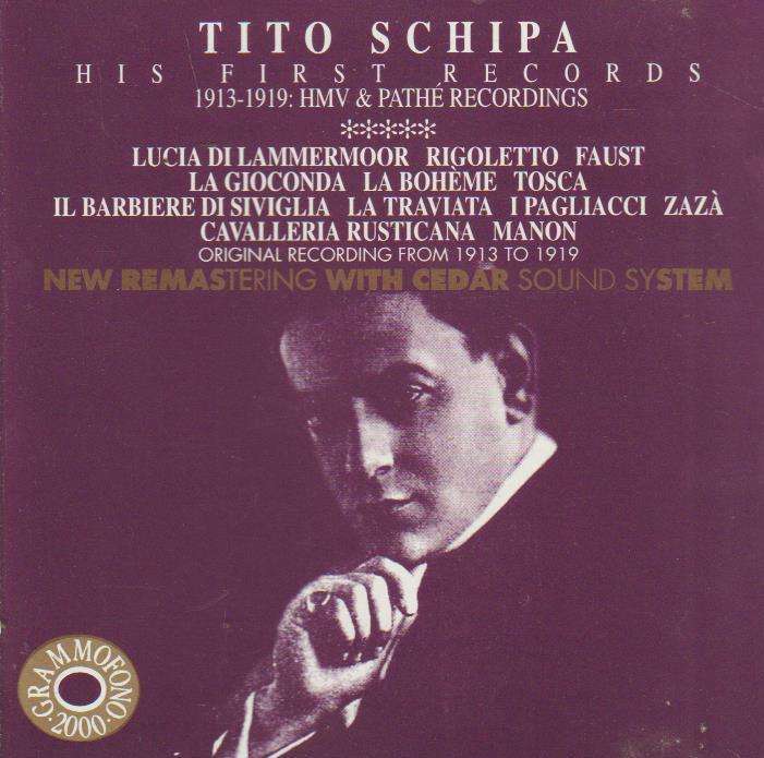Tito Schipa - Tito Schipa - His first records