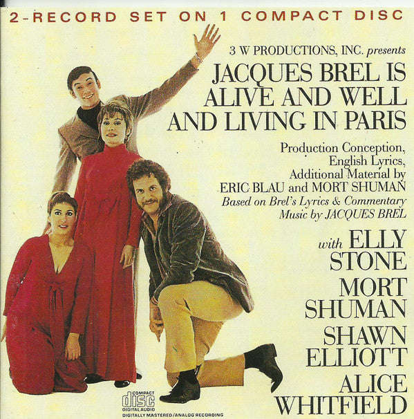 Eric Blau And Mort Shuman - Jacques Brel Is Alive And Well And Living In Paris