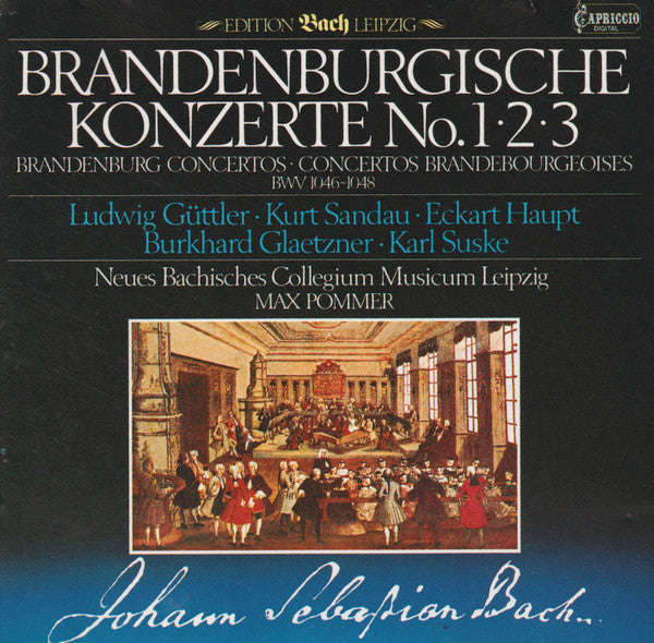 Bach - L Guttler, K Sandau, E Haupt, B Glaetzner, K Suske, N Bachisches Collegium Musicum Leipzig...