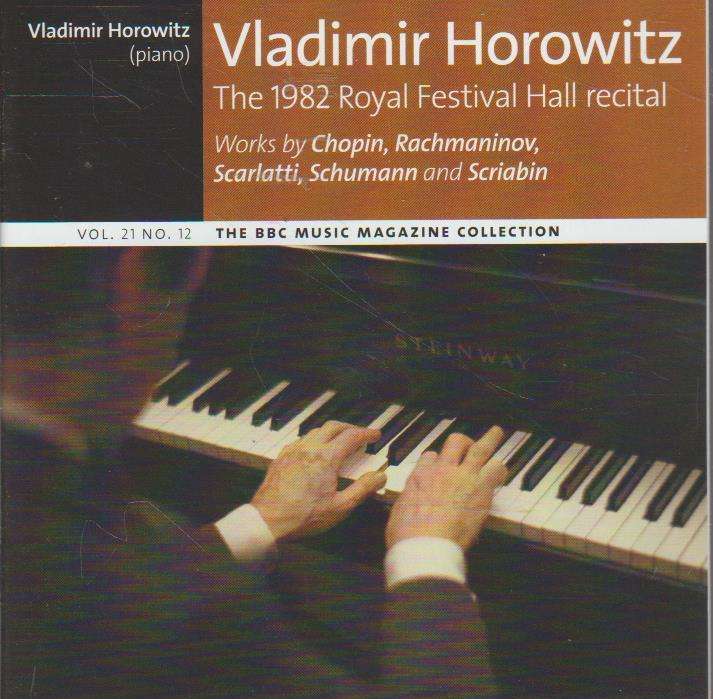 Horowitz, Schumann: Kinderszenen, Op. 15, Chopin: Waltz in A-flat major, Op. 69, Scriabin: Etude ...