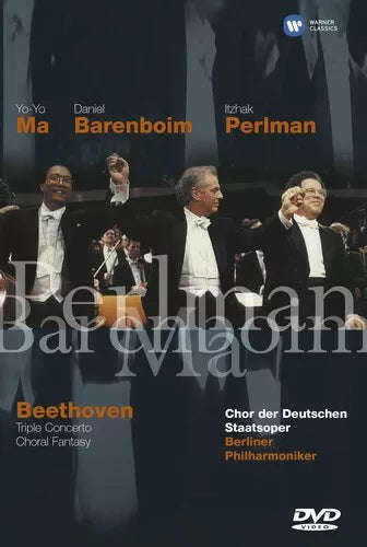 Ludwig van Beethoven, Itzhak Perlman, Yo-Yo Ma, Daniel Barenboim - Triple Concerto, Choral Fantas...