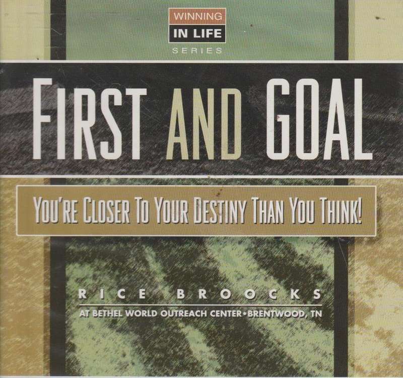 First And Goal - Rice Broocks (Audiobook - CD)