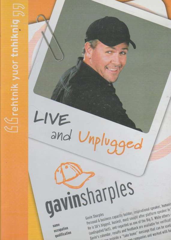 Gavin Sharples - Live And Unplugged (DVD)